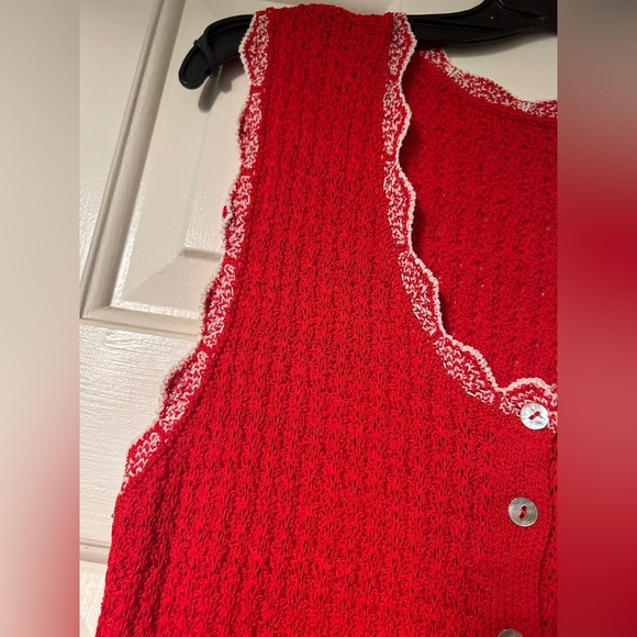 🆕 NWT Commense Red Sleeveless Knit Dress Size Medium - Picture 4 of 10